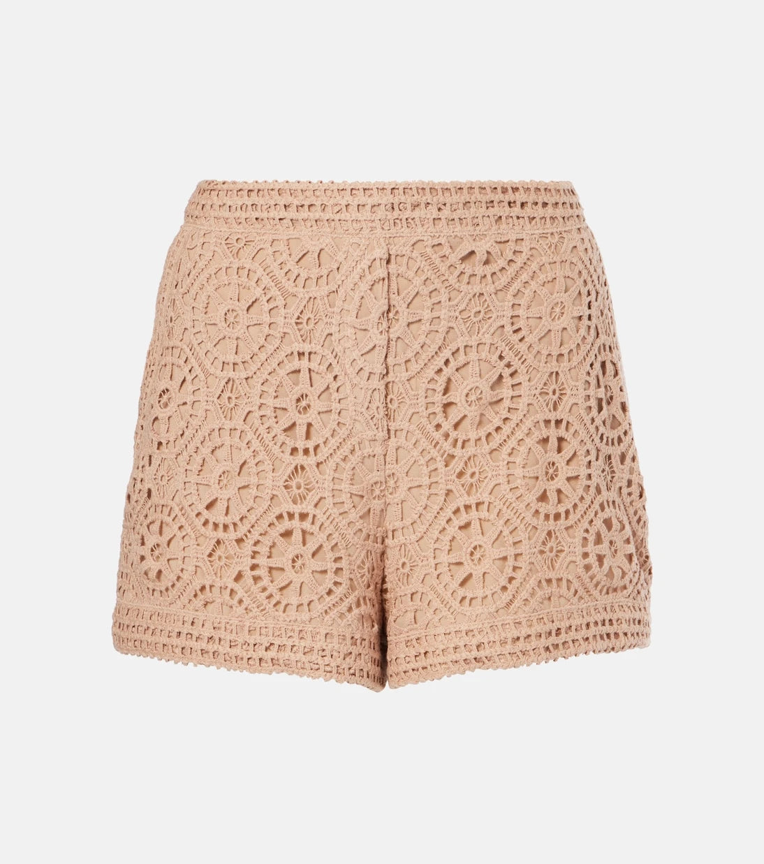 Elie Saab - Macramé cotton-blend shorts