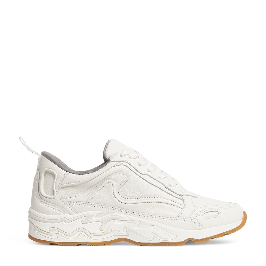 Beige Flame Sneakers