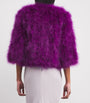 Yves Salomon Pink Feather Jacket