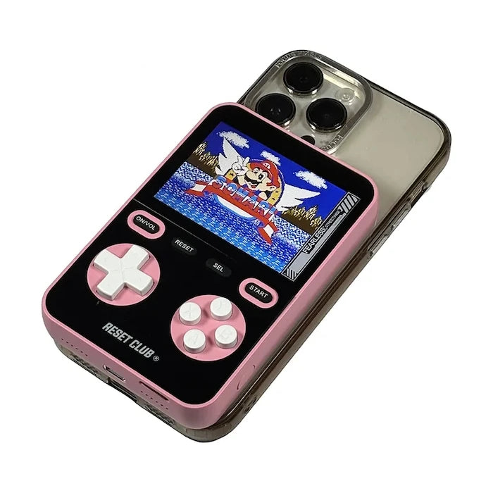 Reset Club Powerbank Gaming Dahili Oyun Konsollu Tam Şarj Cihazı 7,5 × 2 × 11,5 cm