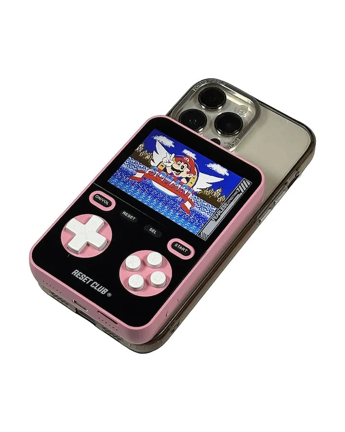 Reset Club Powerbank Gaming Dahili Oyun Konsollu Tam Şarj Cihazı 7,5 × 2 × 11,5 cm