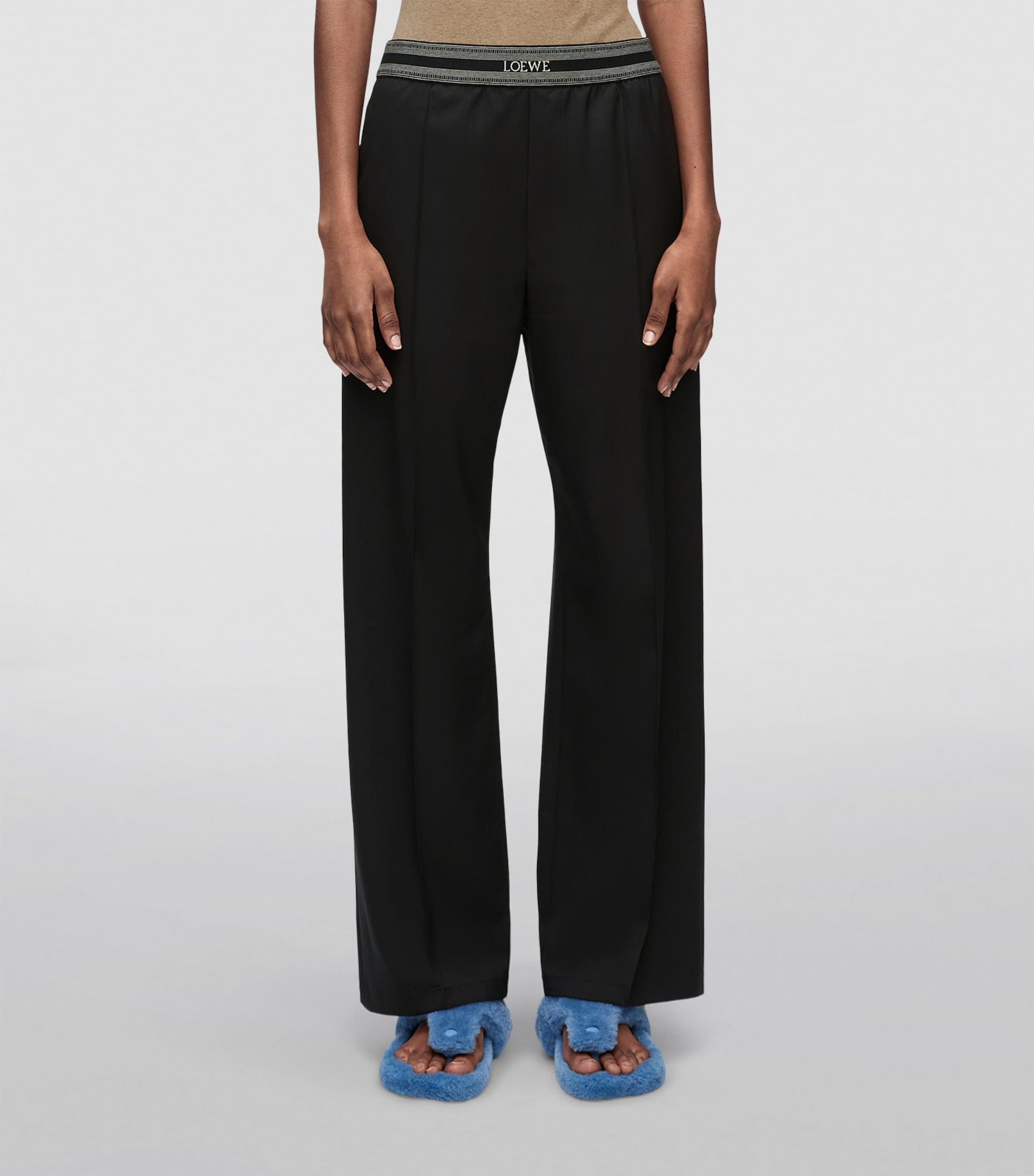 Black Logo Track Pants