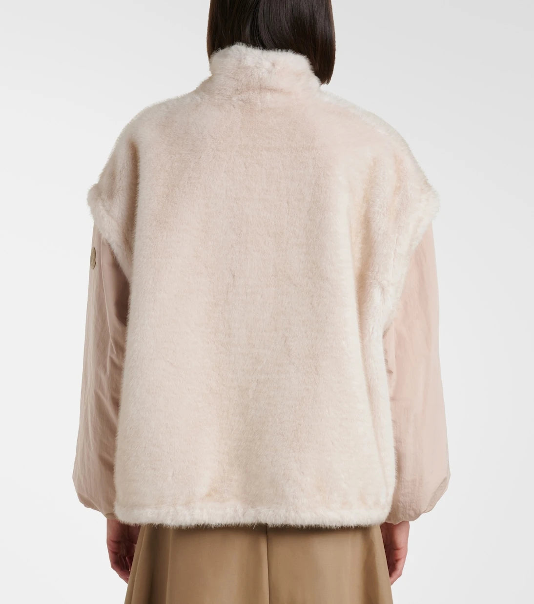 Moncler - Chardonneret fleece down jacket