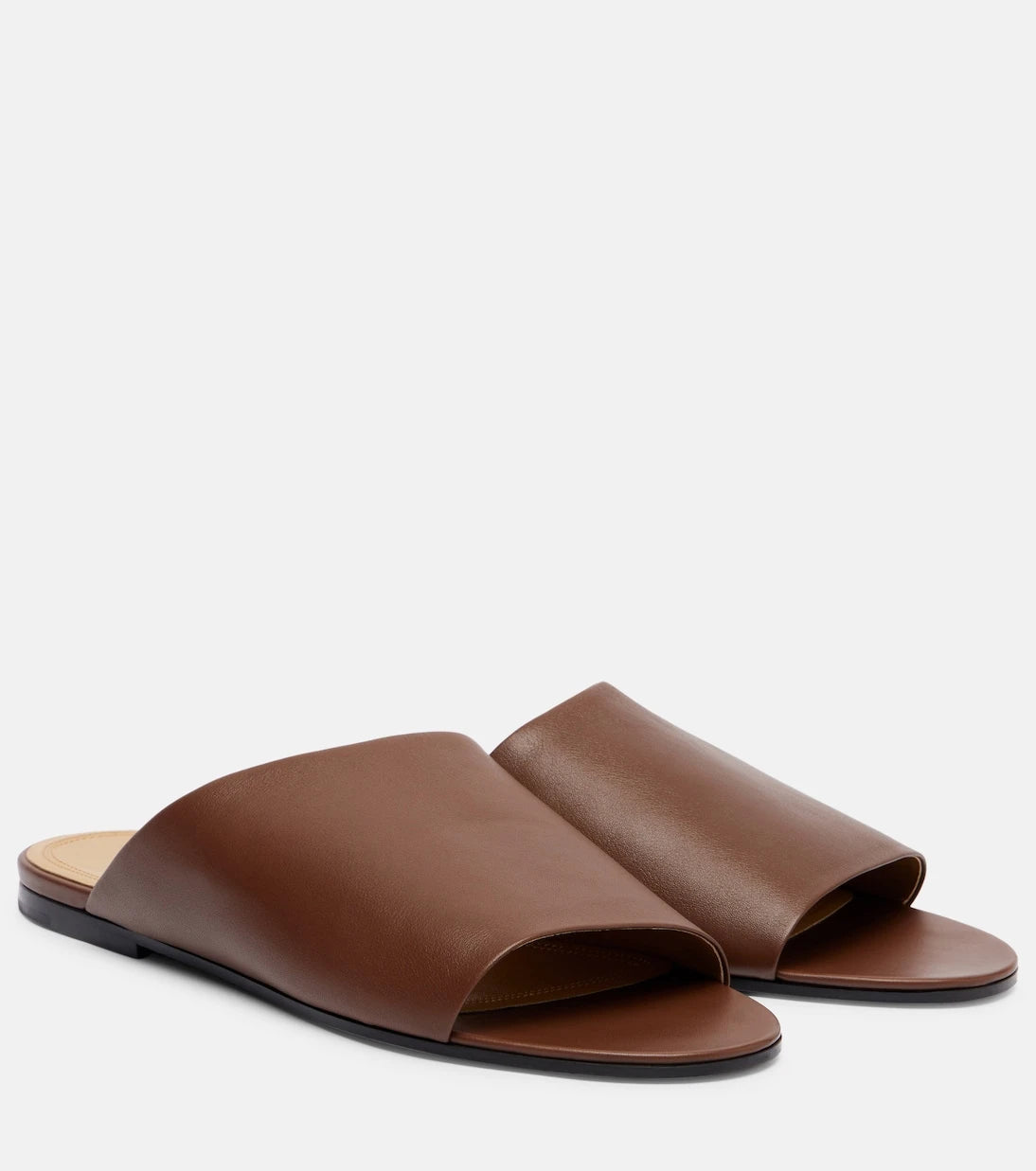 The Row - Signum leather slides