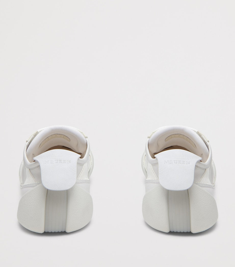 McQueen White Rubber Flexion Sneakers