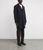 Sandro Paris Blue Wool-Blend Apollo Overcoat