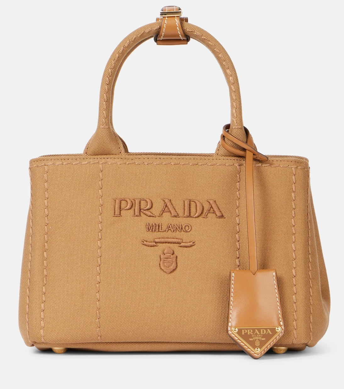 Prada - حقيبة يد قماشية صغيرة برادا جاردينيير