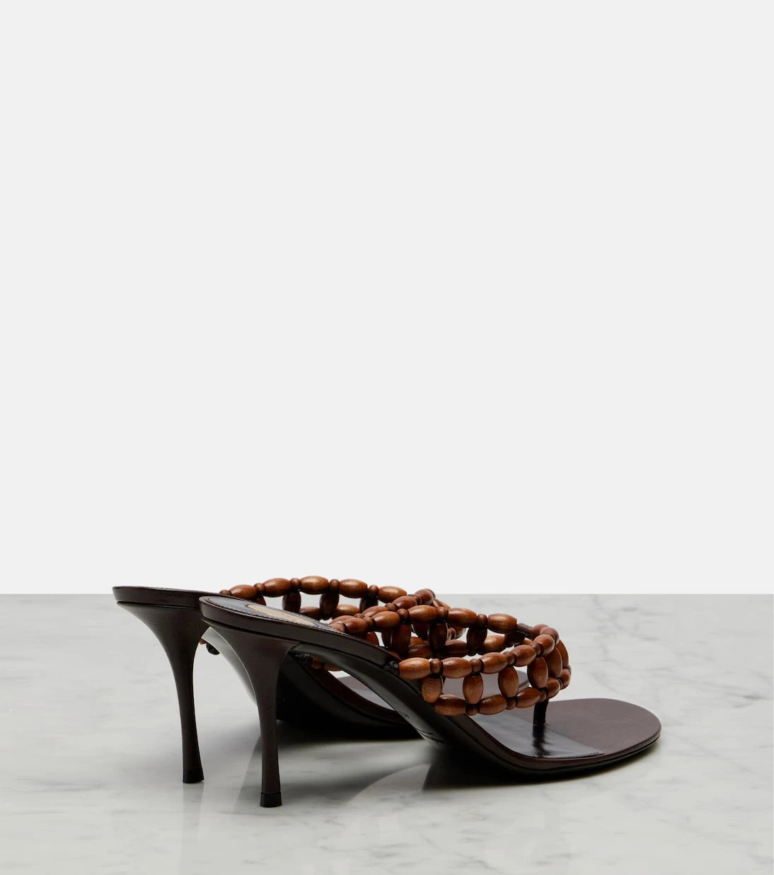 Saint Laurent - Zine beaded thong sandals