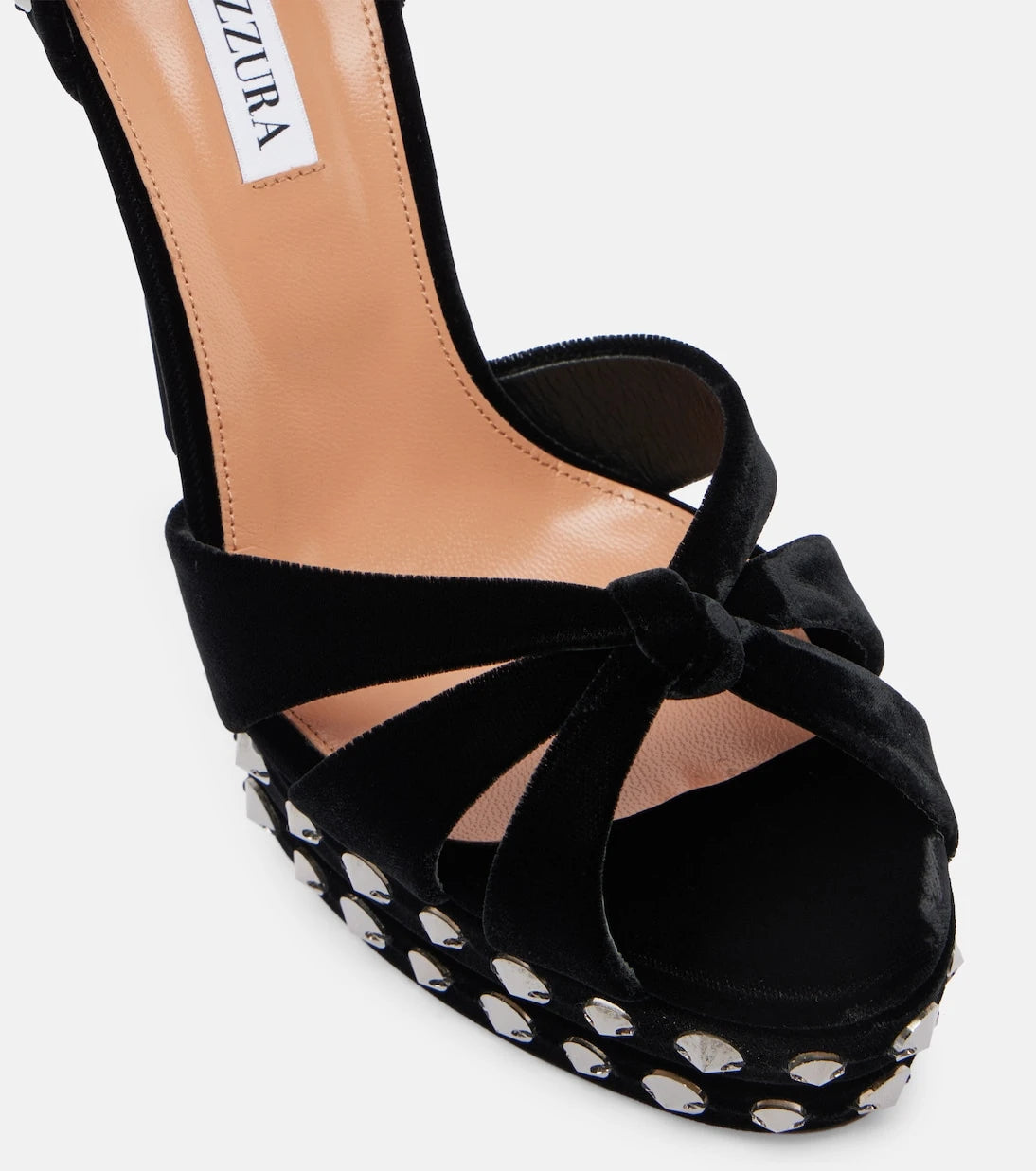 Aquazzura - Cosmic Love 130 studded platform sandals