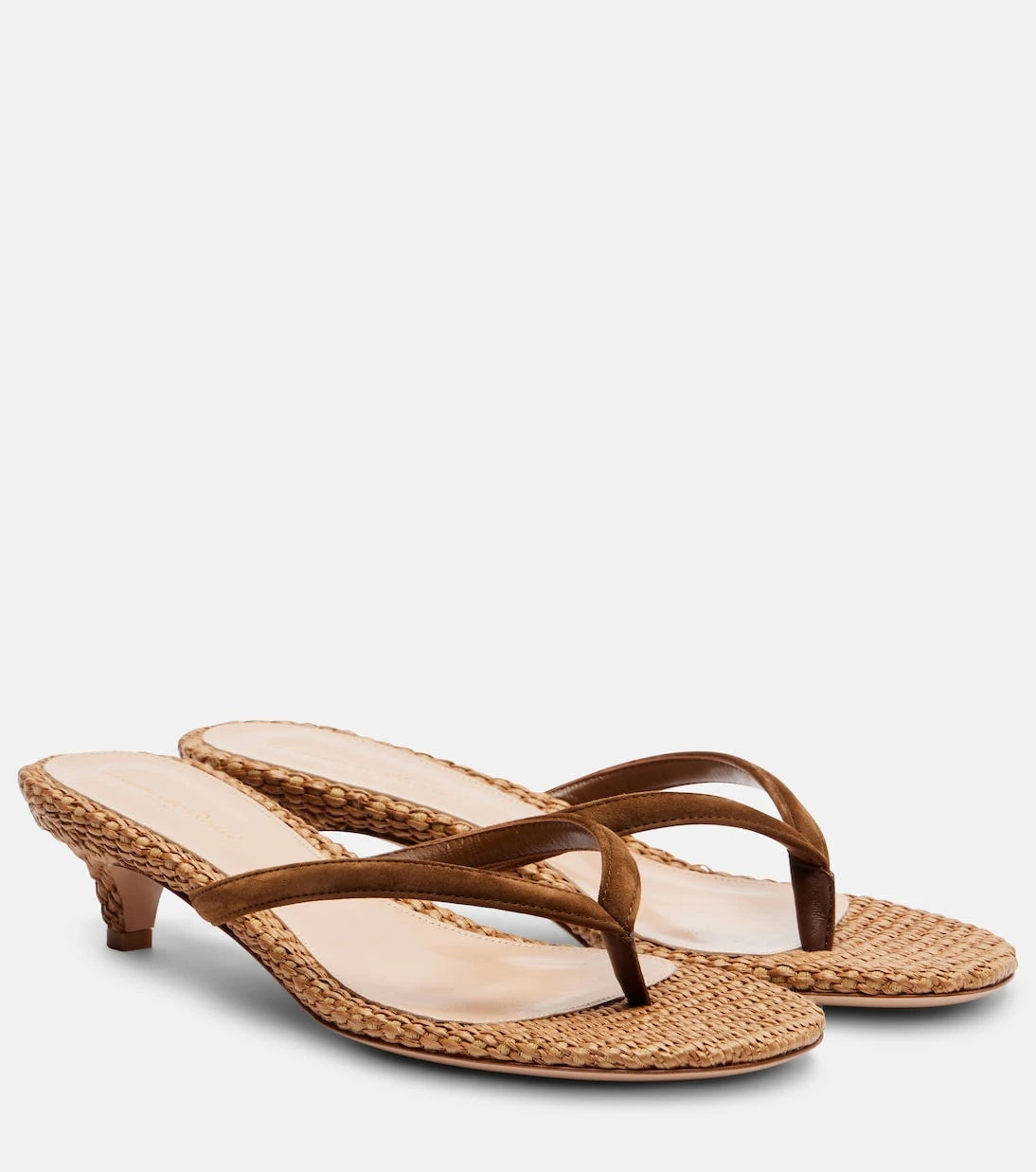 Gianvito Rossi - Calypso 35 leather thong sandals