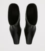 Black Leather Ona Ankle Boots 55