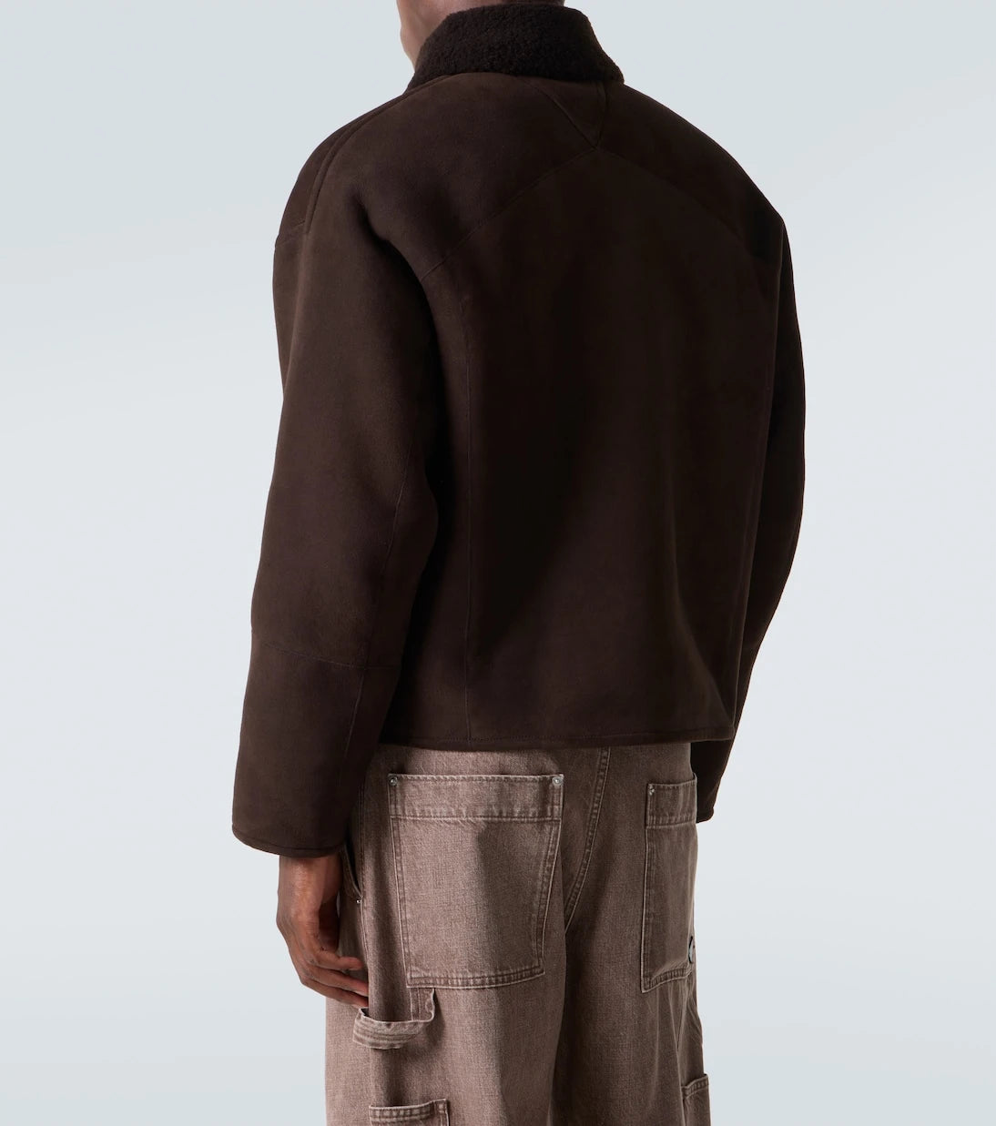 Bottega Veneta - Leather and shearling jacket