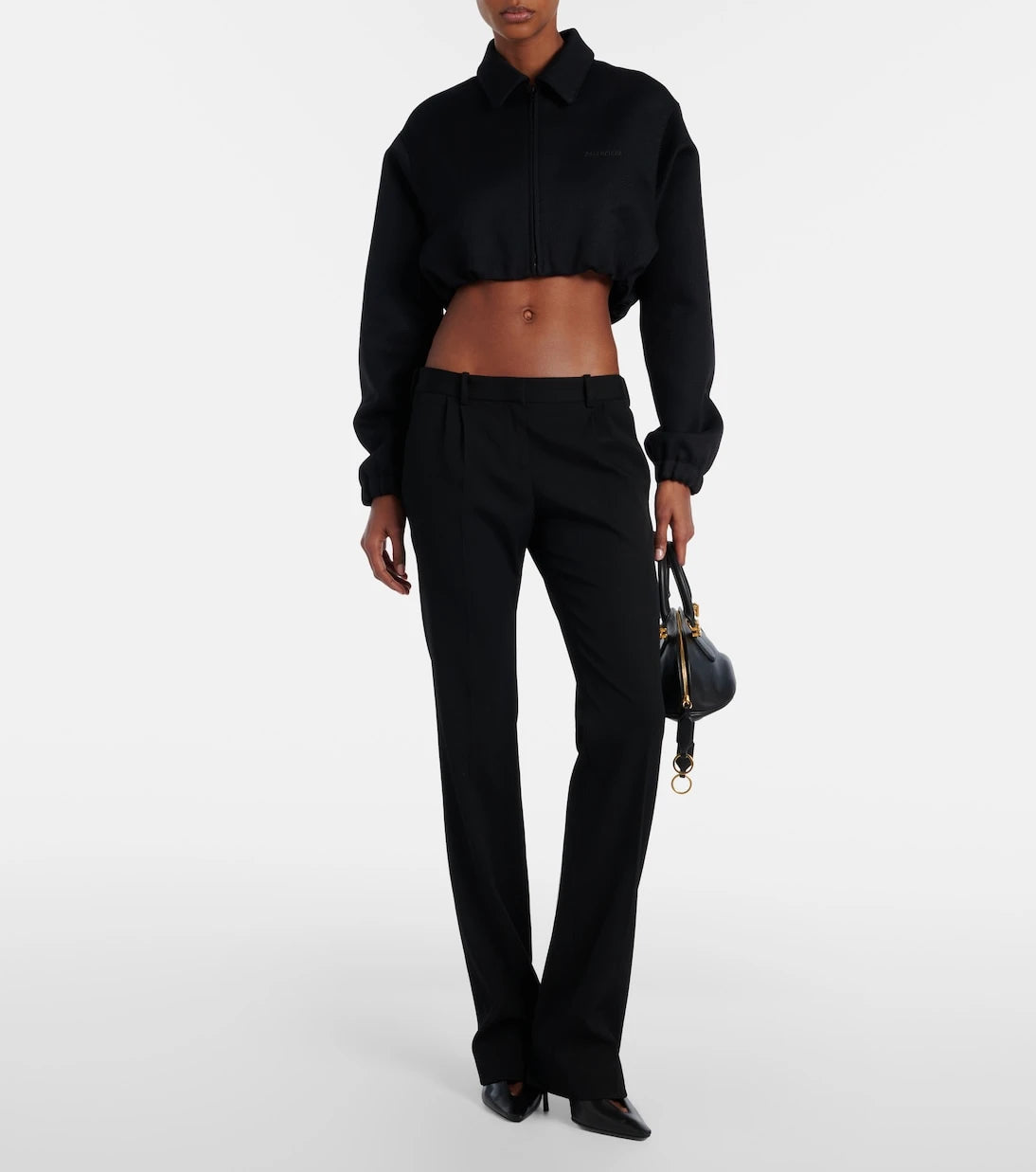 Balenciaga - Cropped blouson jacket