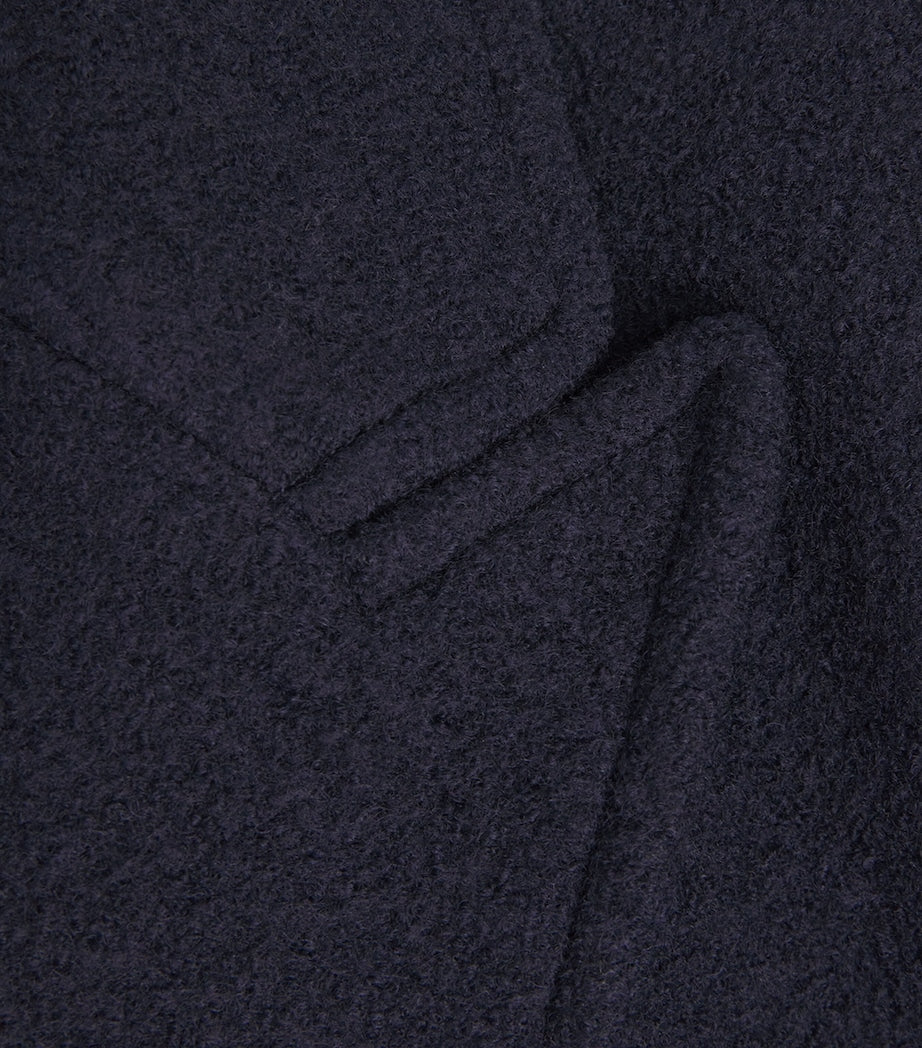 Claudie Pierlot Blue Wool Trench Coat