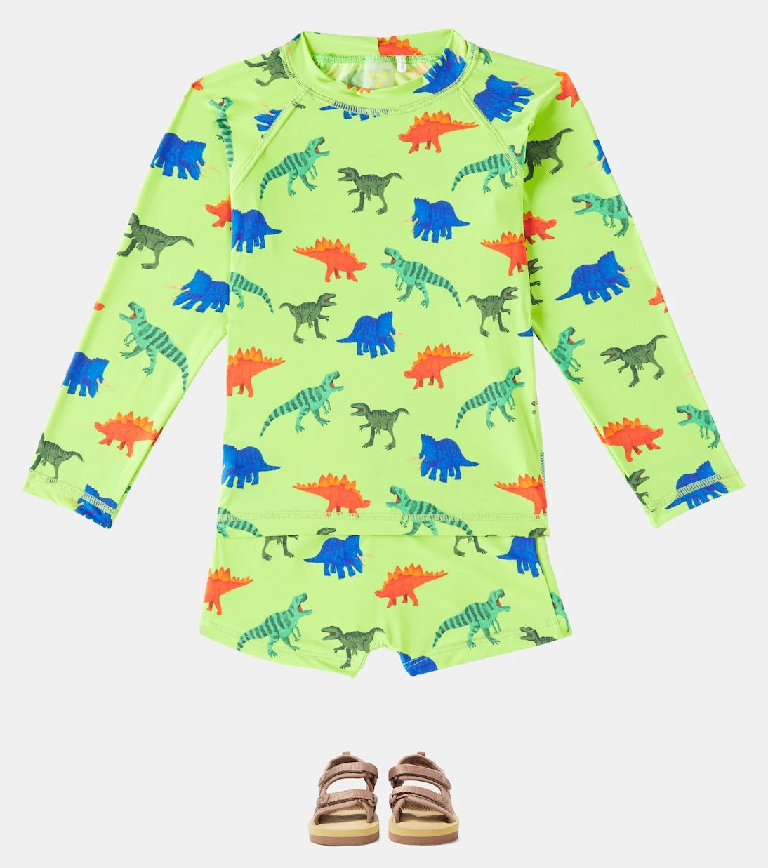 Fábula - Printed rashguard and swim shorts set