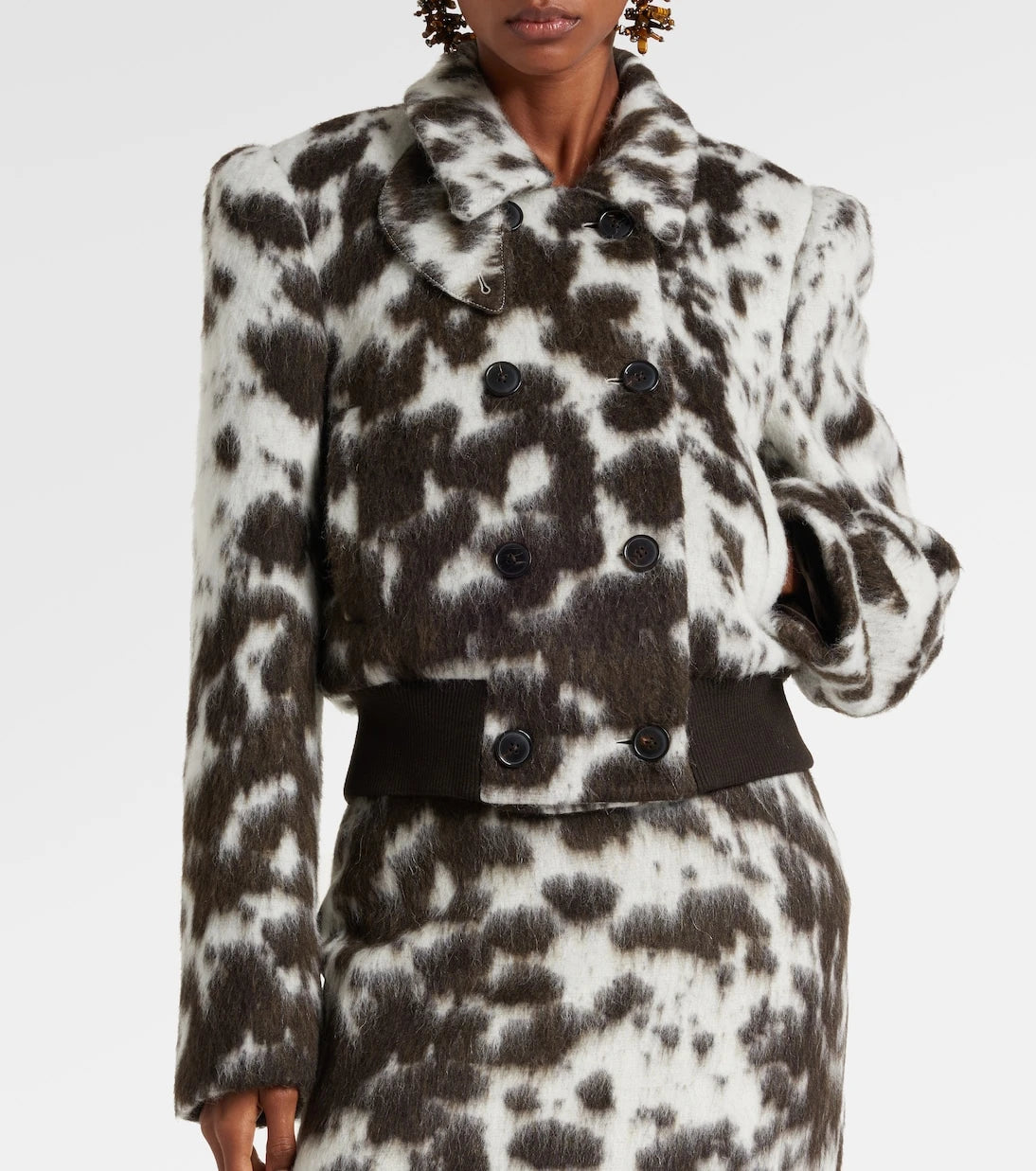 Dries Van Noten - Animal-printed wool-blend jacket