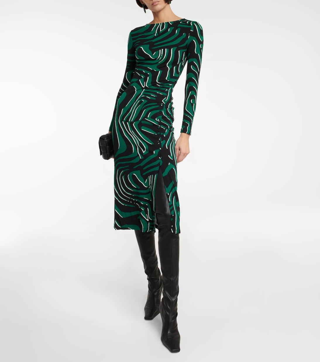 Diane von Furstenberg - Printed fitted midi dress