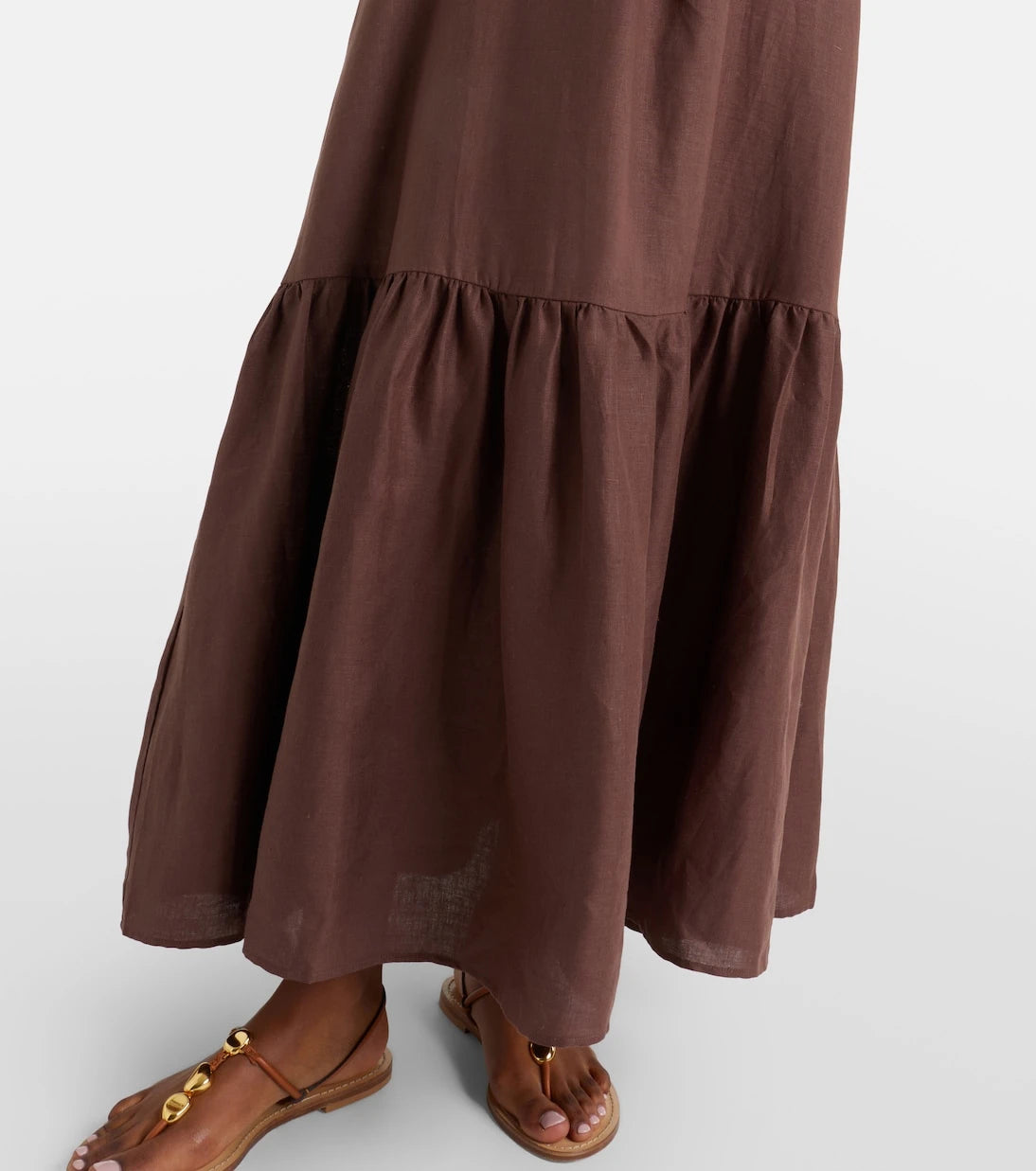 Asceno - Linen maxi dress