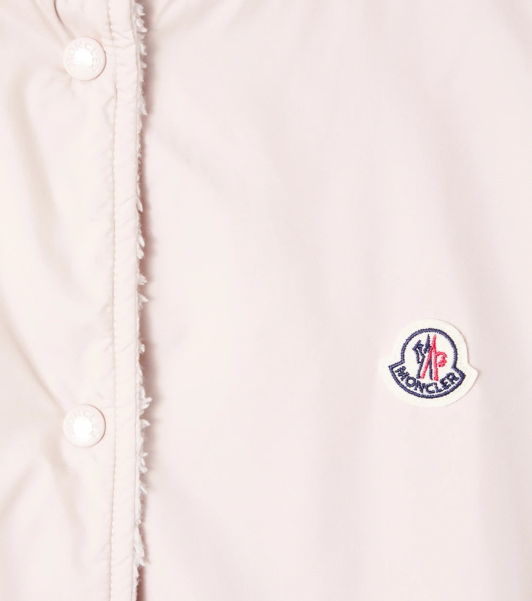 Moncler Enfant - Logo reversible teddy cape