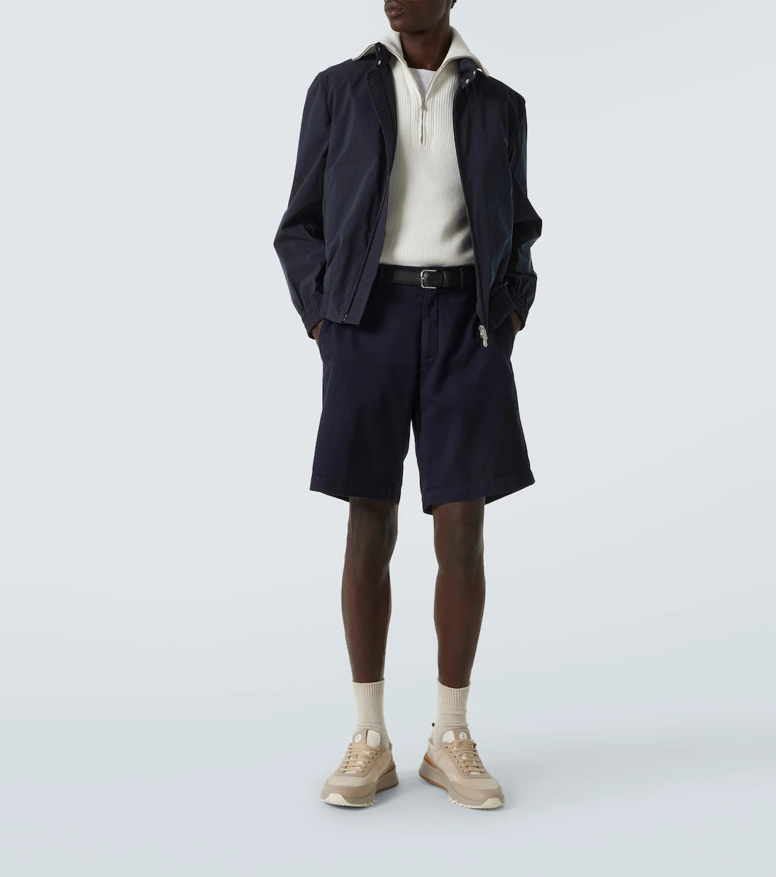 Brunello Cucinelli - Half-zip cotton vest