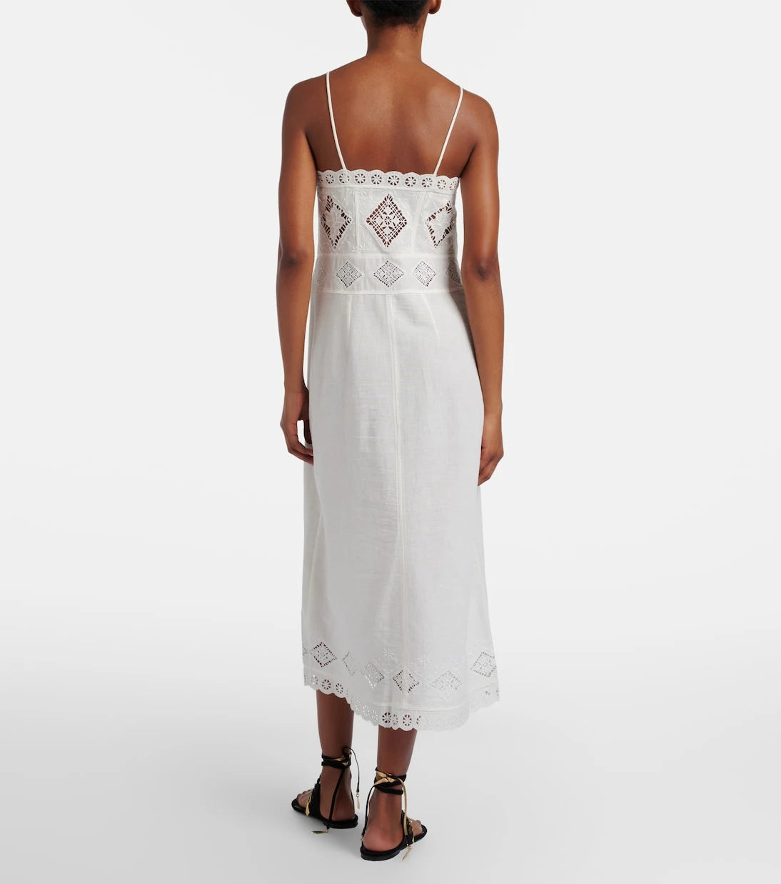 Isabel Marant - Nelsane cotton and linen midi dress