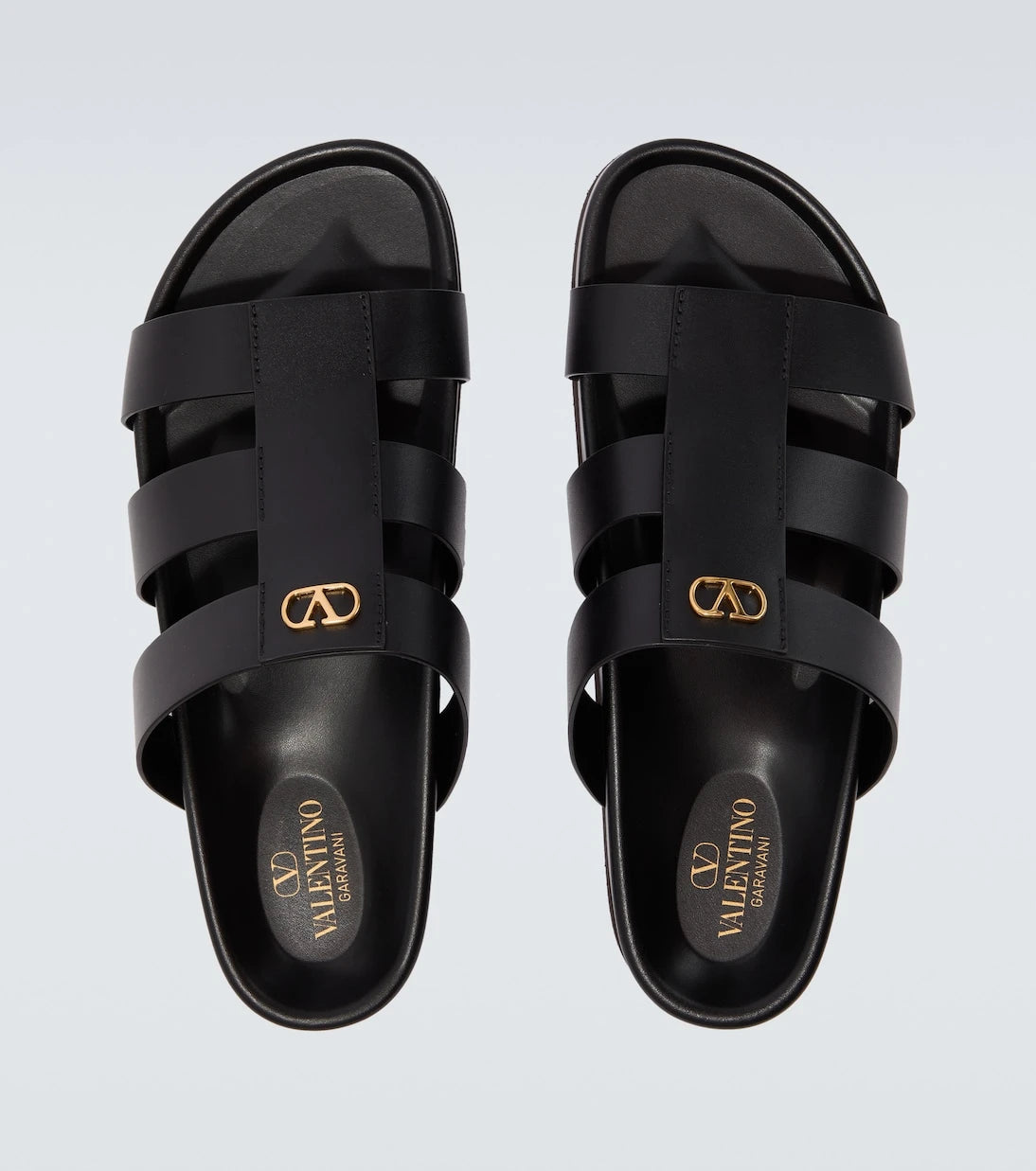 Valentino Garavani - Studshield VLogo leather sandals