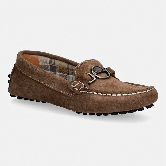 Barbour мокасини дамски от велур Laire