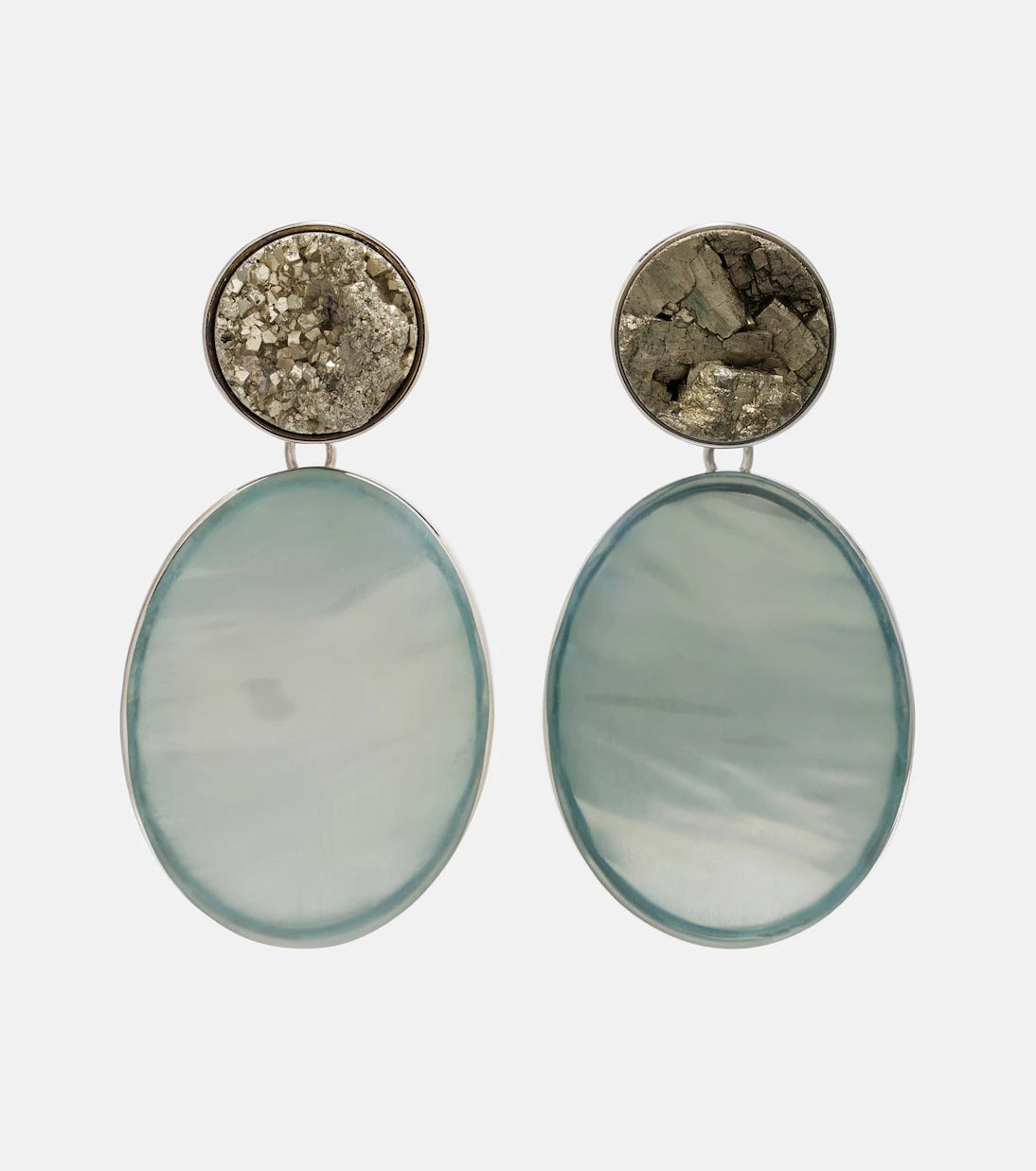Alaïa - Embellished drop earrings