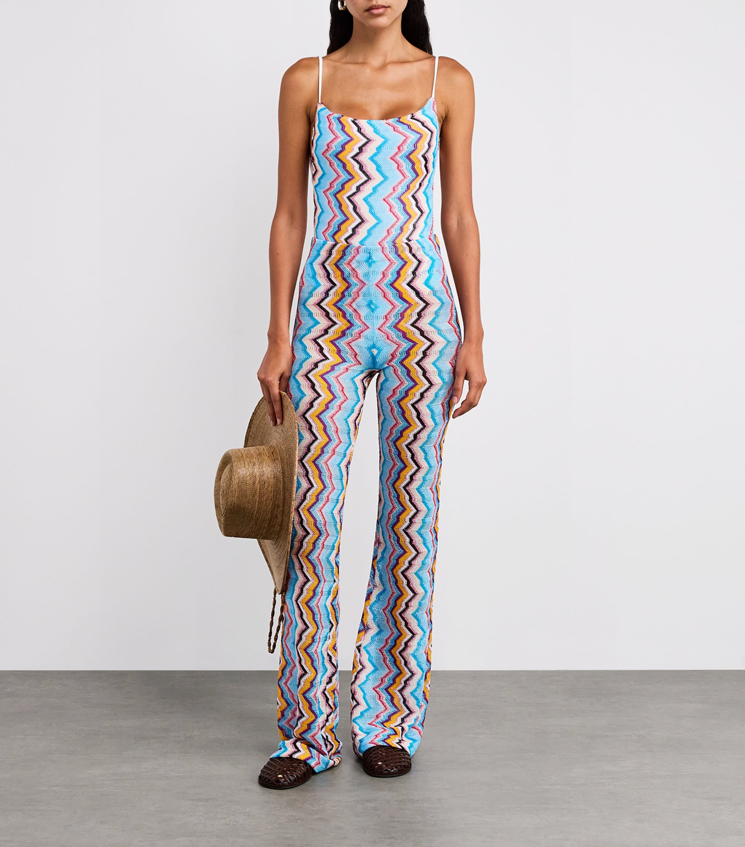Missoni Multi Classic Zigzag Wide-Leg Trousers