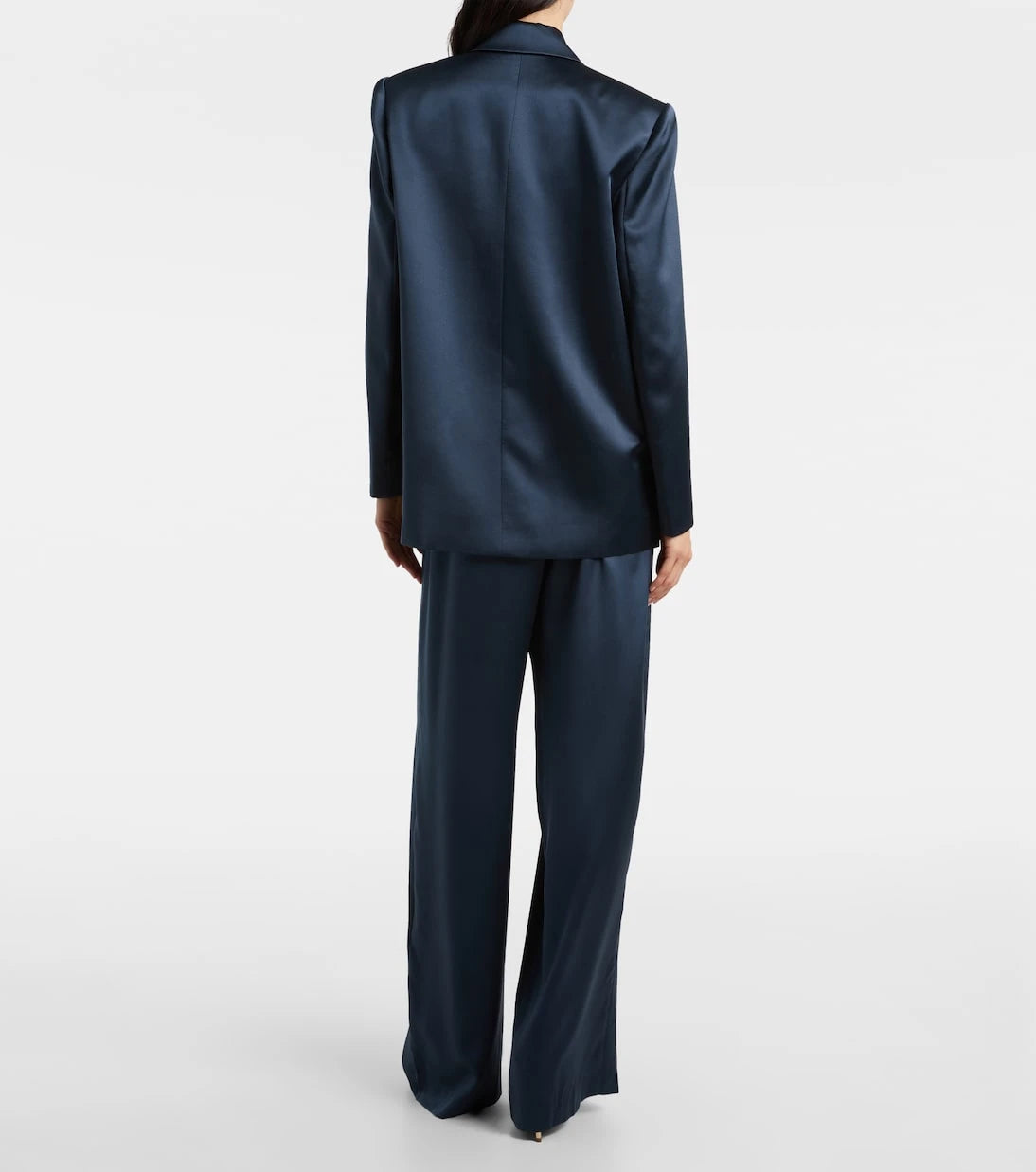 The Sei - High-rise silk wide-leg pants