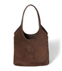Miu Miu Brown Suede Ivy Tote Bag