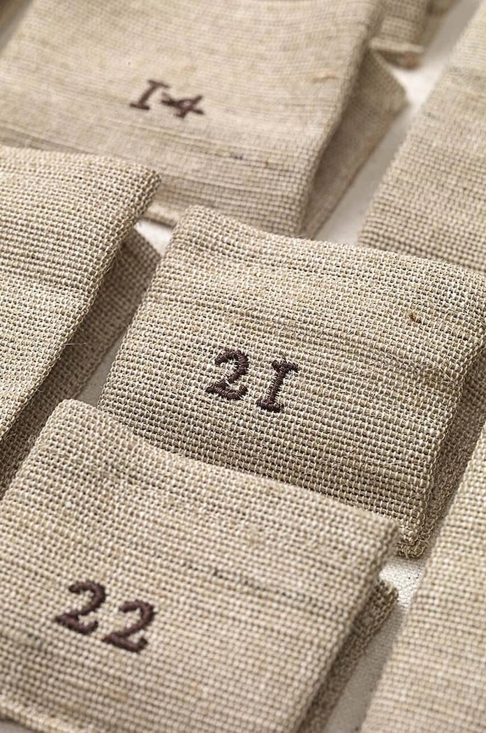Çocuklar için Advent takvimi ferm LIVING Pine Christmas Calendar