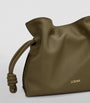 LOEWE Green Mini Leather Flamenco Purse