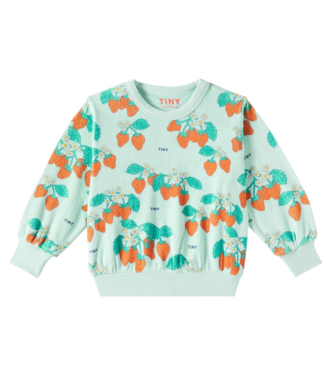 Tinycottons - Strawberries cotton terry sweatshirt