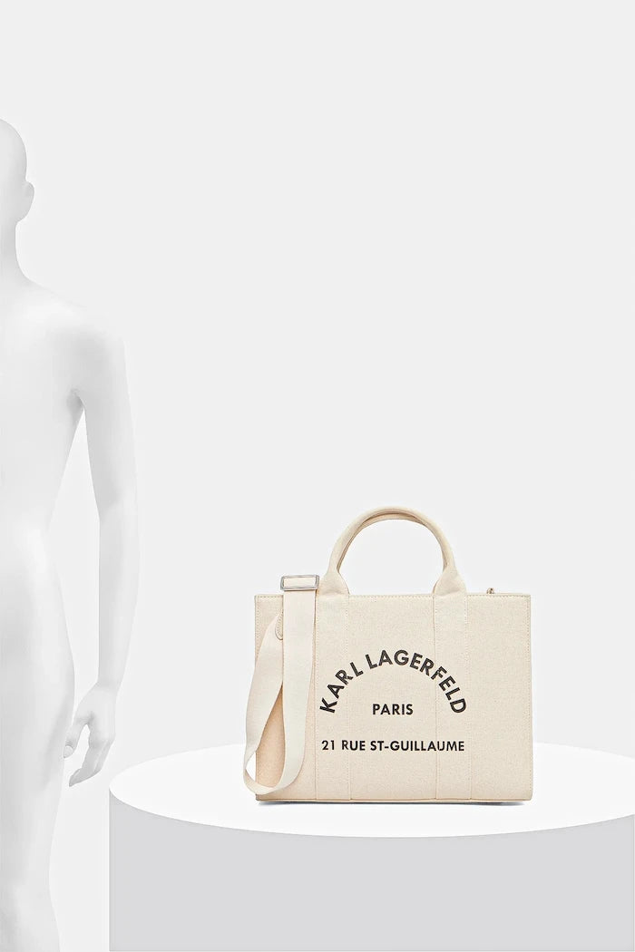 Karl Lagerfeld kadın pamuk tote çanta K/RSG