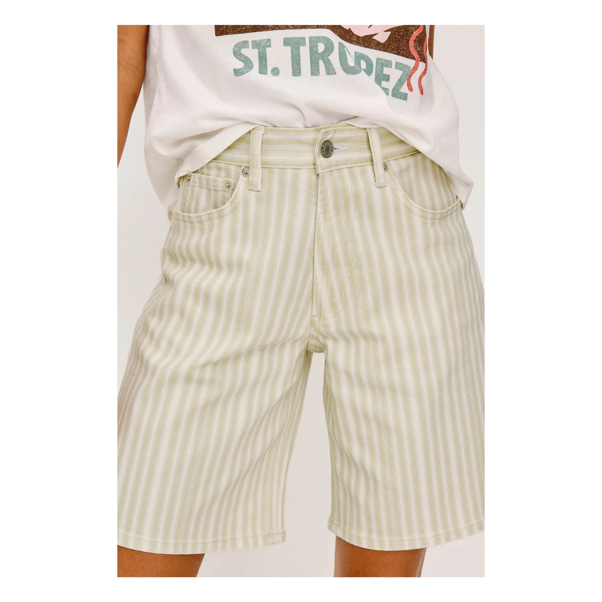 Rails - Agoura Striped Short | Cream