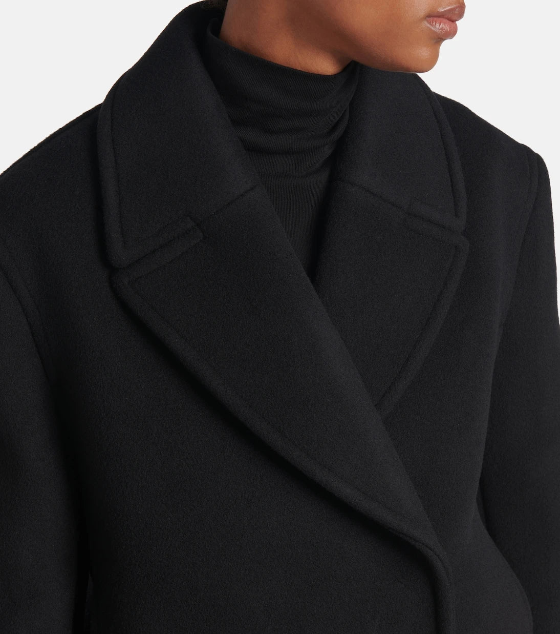 Toteme - Cropped wool-blend peacoat