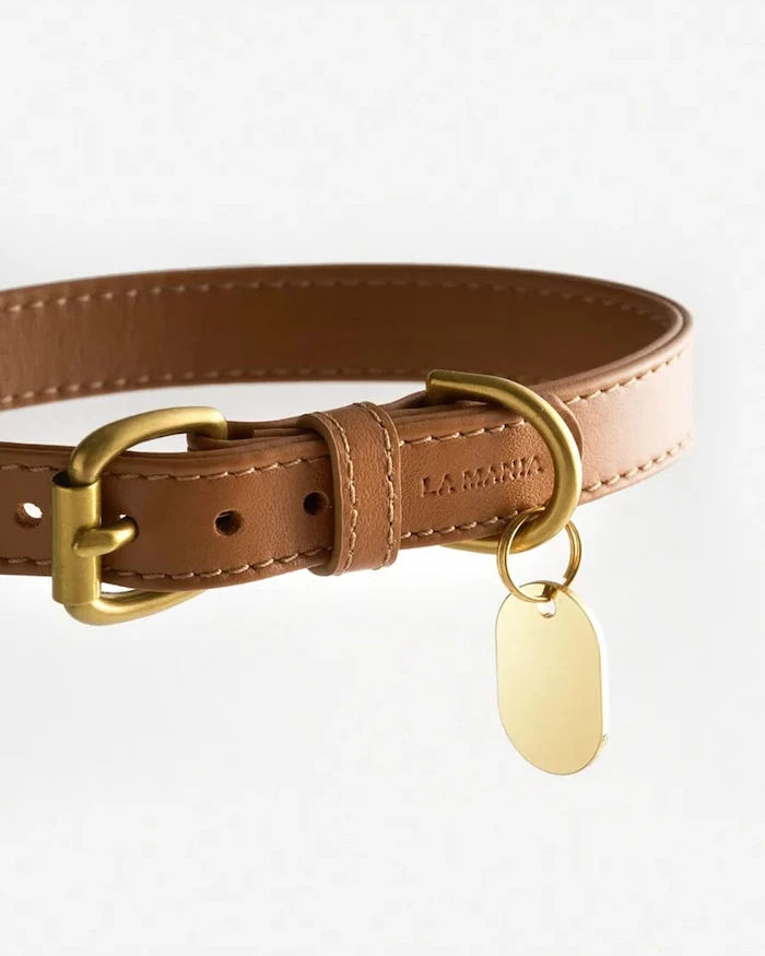 La Mania Selvo Köpek Deri Tasması S/36 - 42 cm