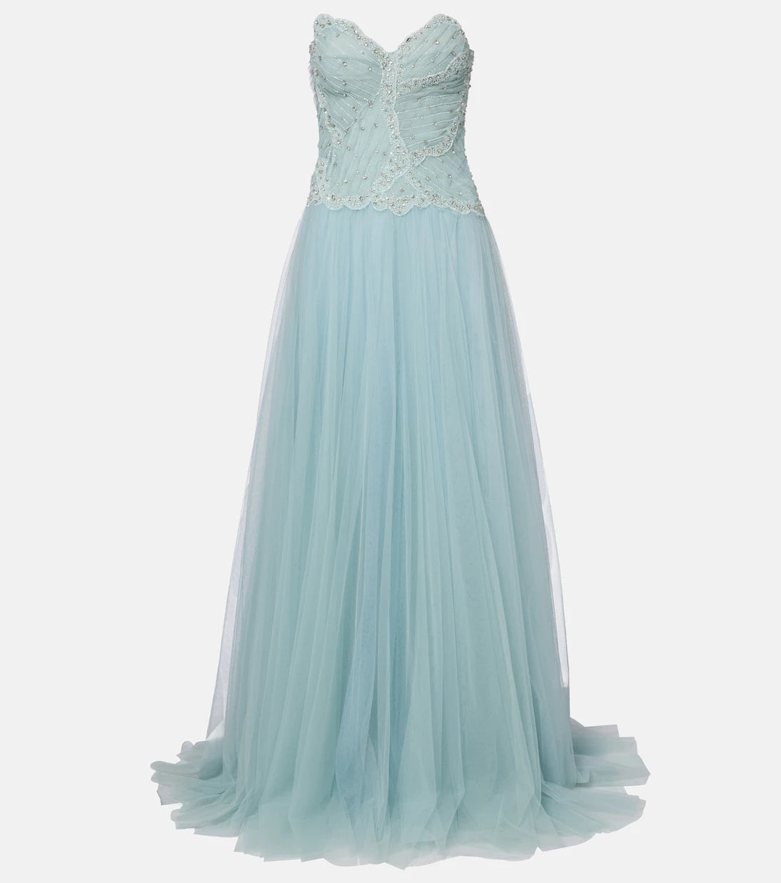 Costarellos - Vivienne embellished tulle gown