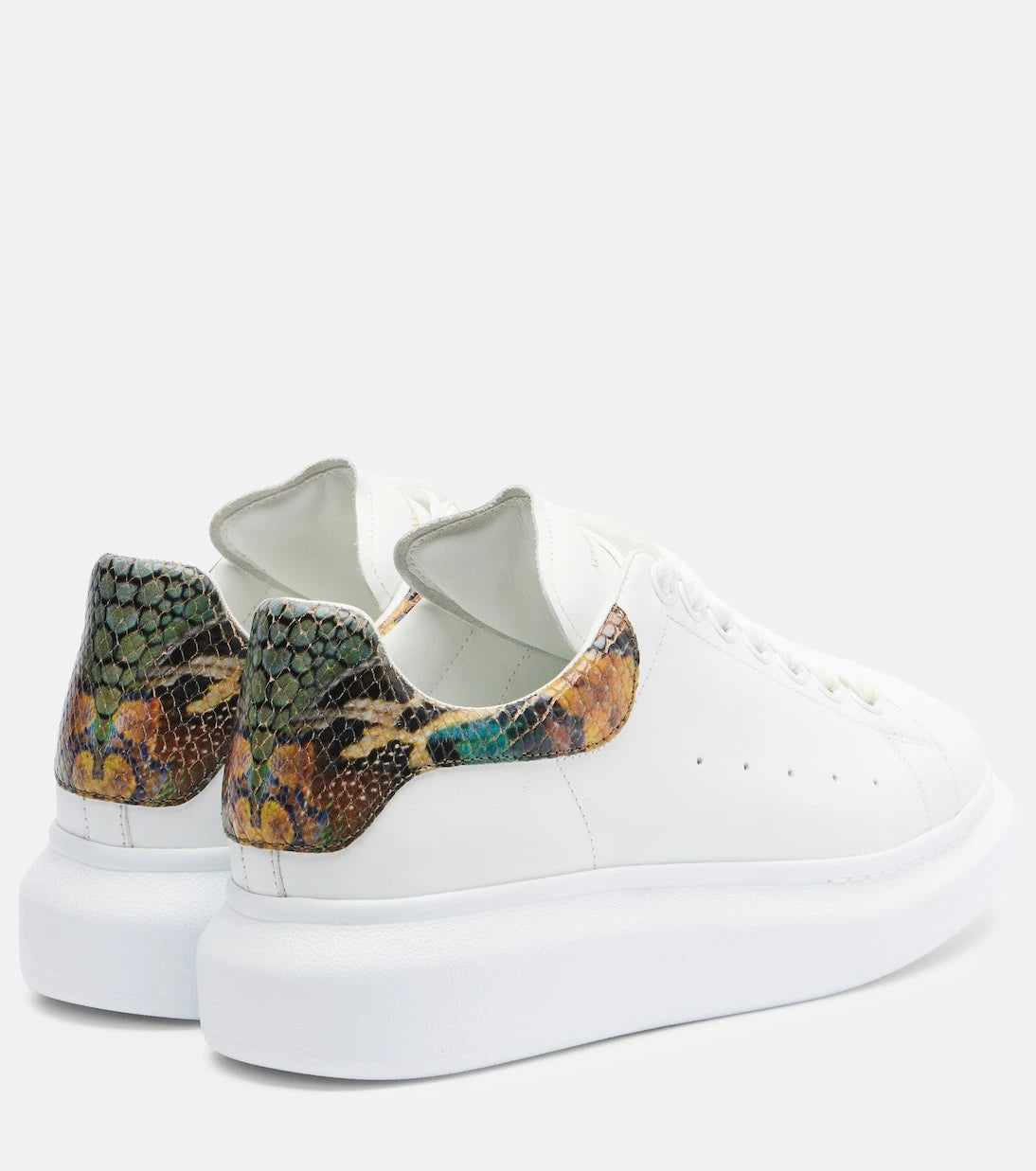 McQueen - Oversized leather sneakers