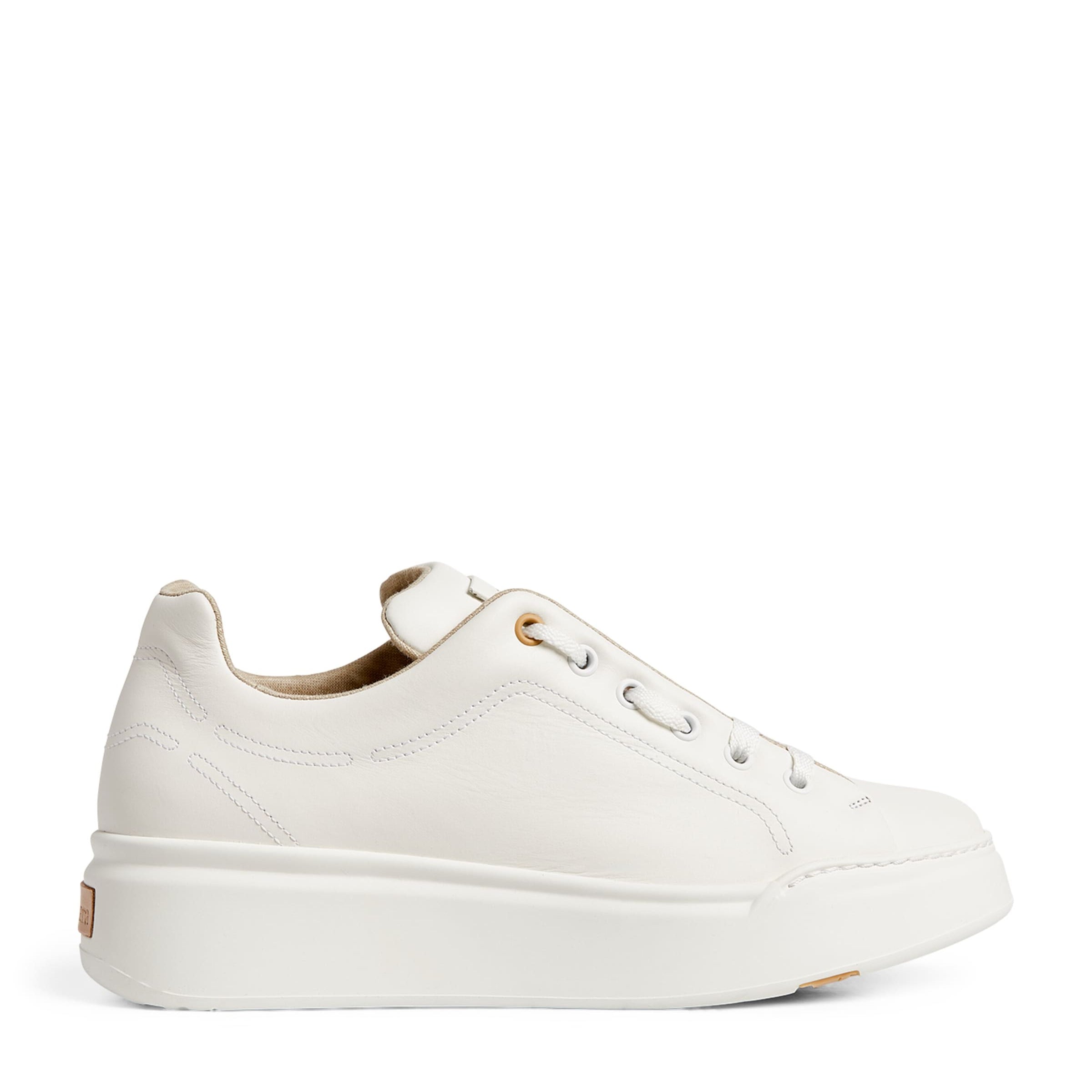 Max Mara White Leather Sneakers