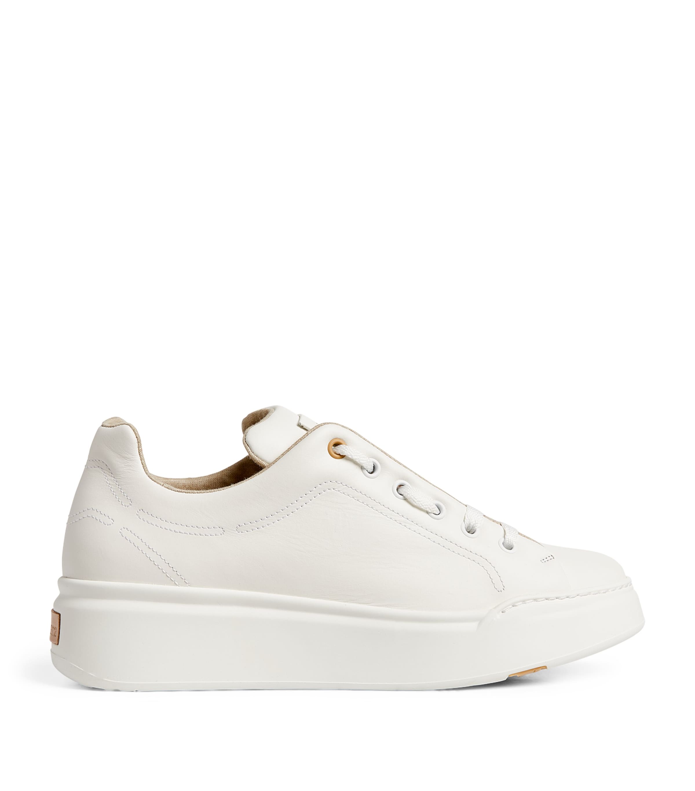 Max Mara White Leather Sneakers