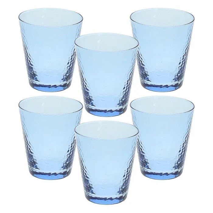 Tognana renkli camdan cam bardak seti 330 ml