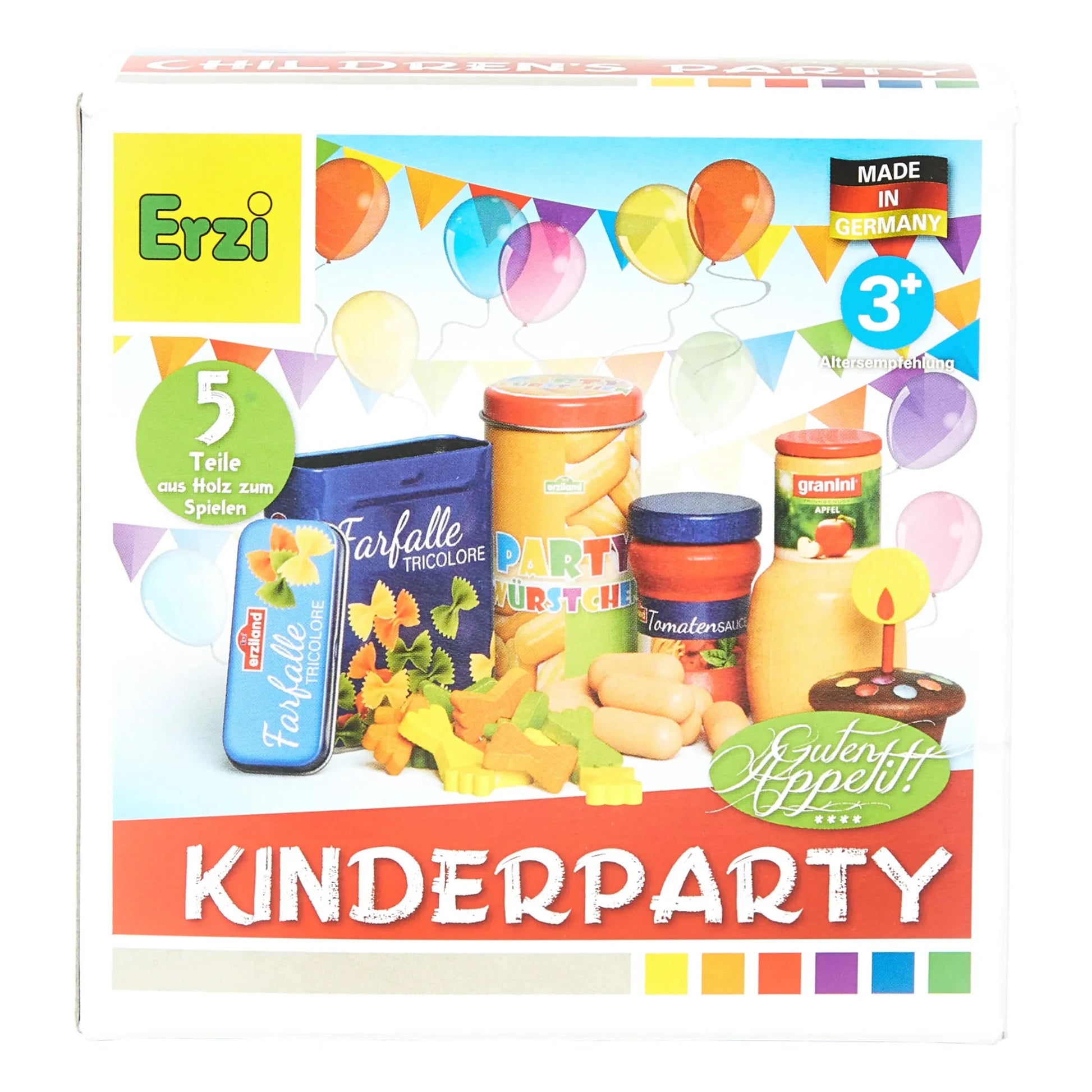 Erzi - Kids' Party Food Toy Set - 5 Items