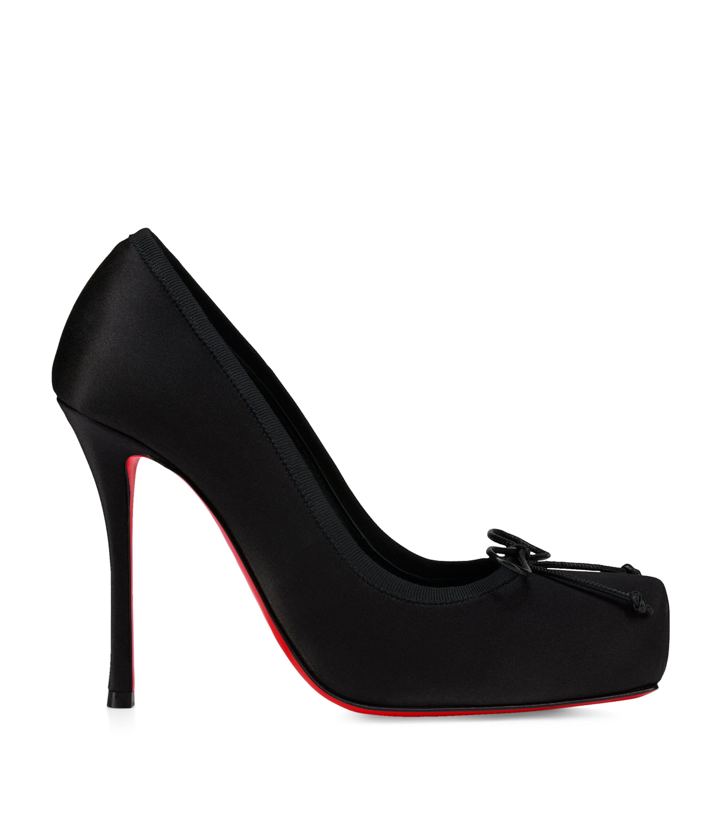 Christian Louboutin Black Cassia Nodo Leather Pumps 100