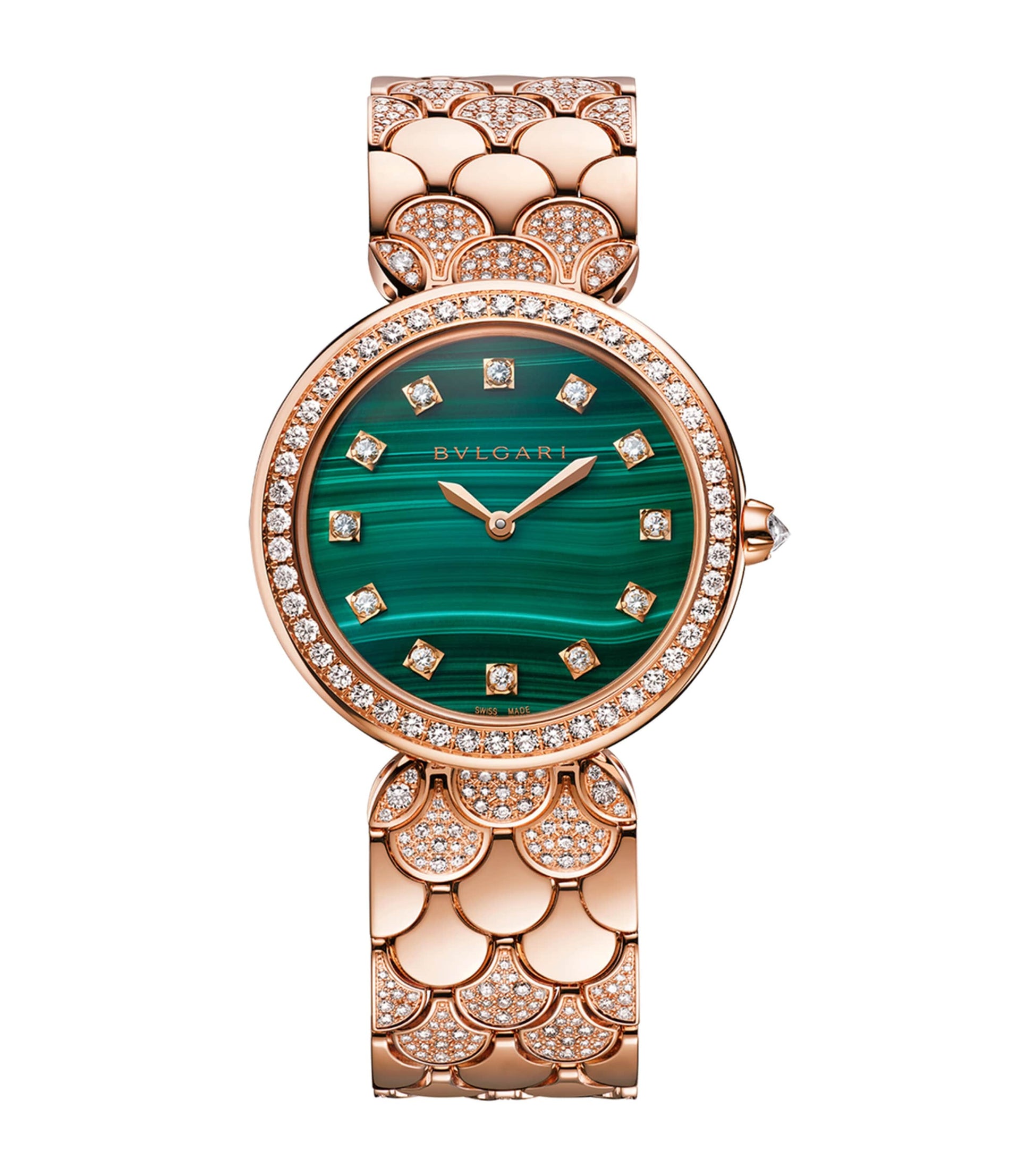 Bvlgari Rose Gold and Diamond Divas' Dream Watch 33mm
