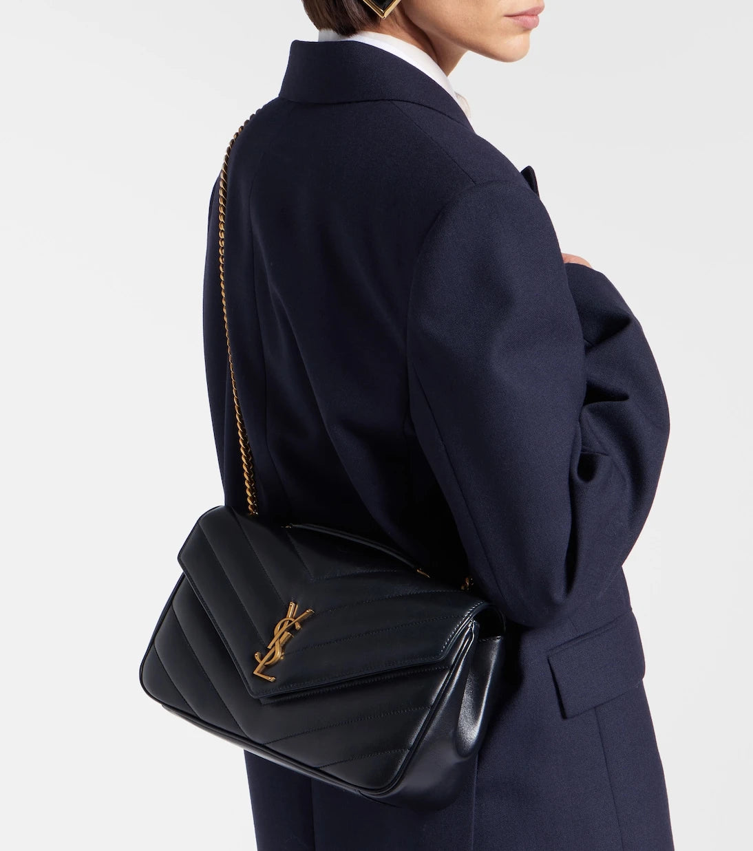 Saint Laurent - Loulou Medium leather shoulder bag