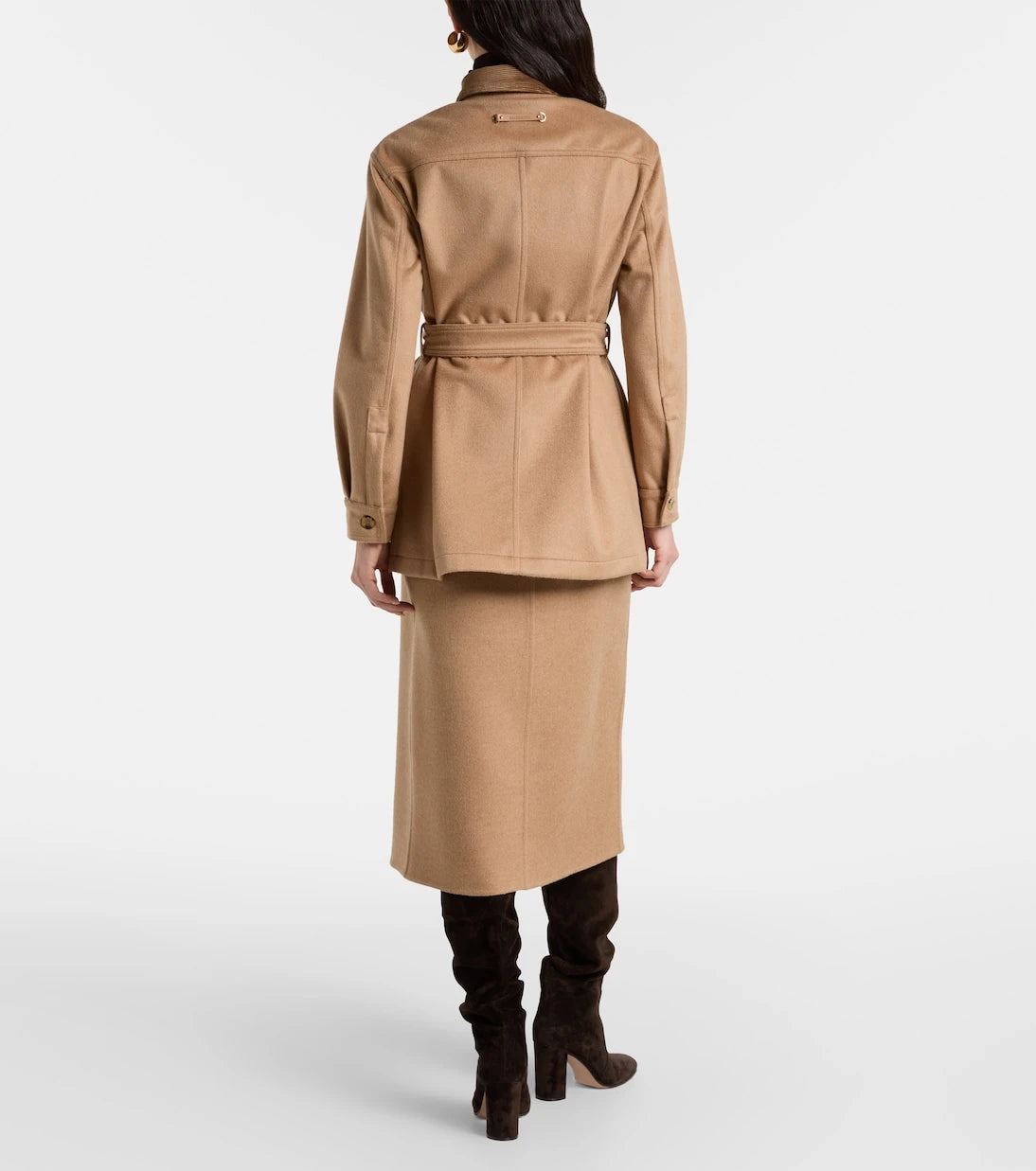 Max Mara - Leva belted camel hair jacket