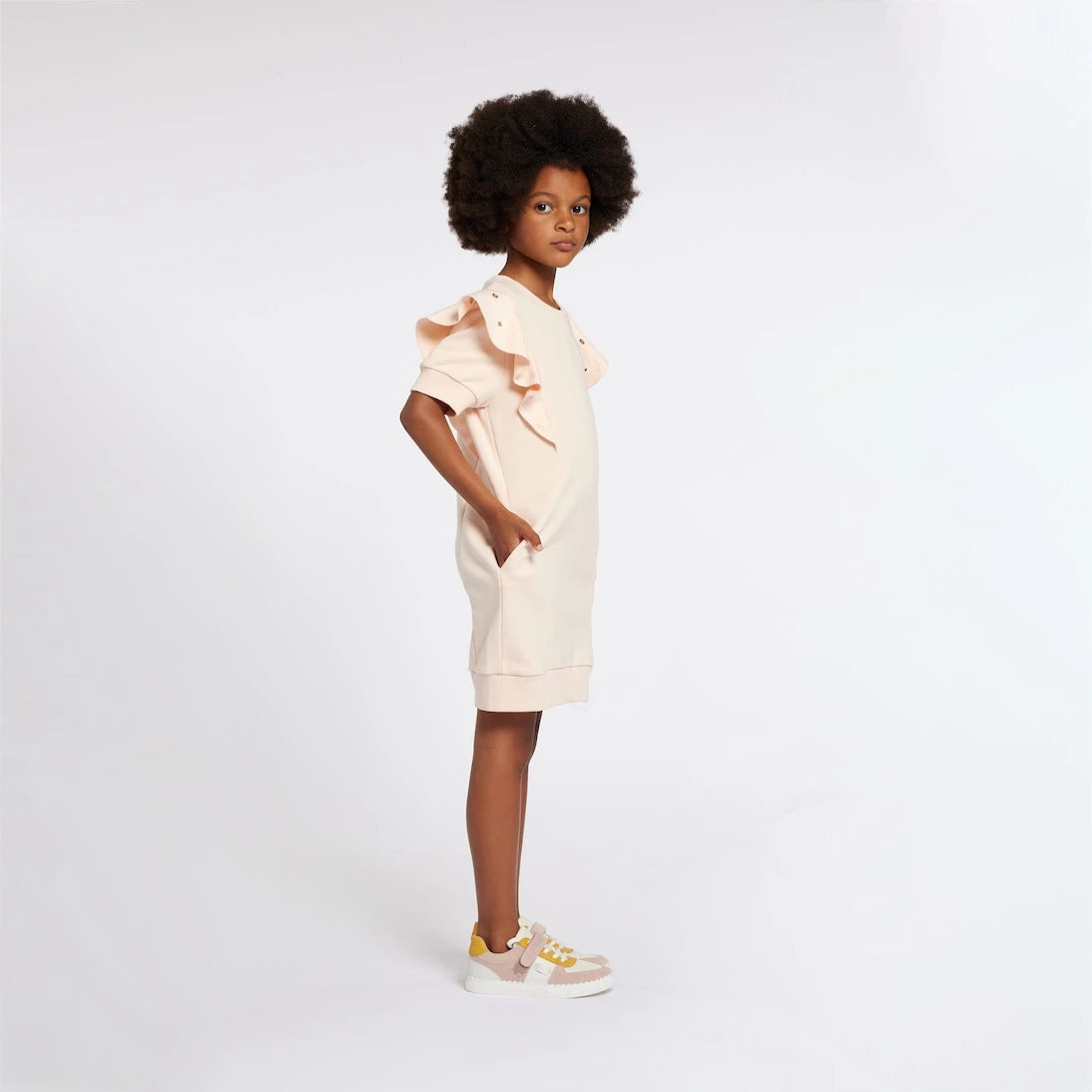 Chloé Kids - فستان قطني