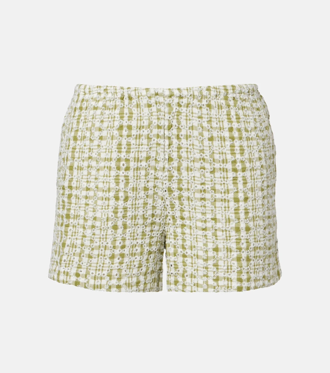 Velvet - Daniela embroidered cotton-blend shorts